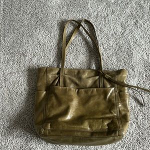 Beautiful olive green hobo shoulder bag